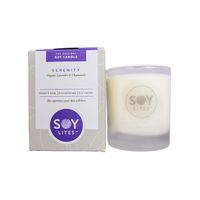 Soylites Frosted Aromatherapy Candle - Serenity, 220ml
